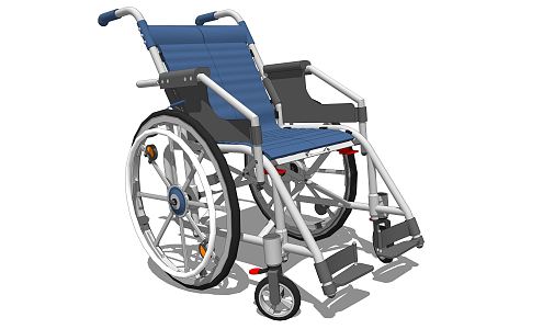 Modern Wheelchair 3d model