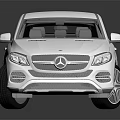 White Mercedes Modern SUV With Sporty Front Design And Alloy Wheels