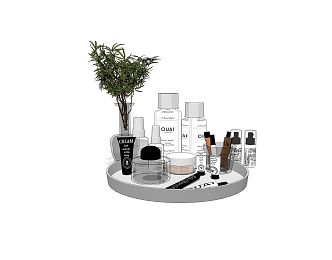 Skin Care Products 3d model