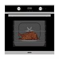 Electric Oven as Essential Kitchen Appliance Cooking Roast Chicken at 238 Degrees with Control Panel