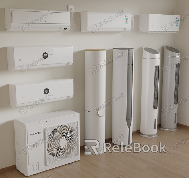 Modern air conditioner vertical air conditioner wall-mounted air conditioner air conditioner external unit model