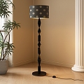 floor lamp modern floor lamp plant roman column 3d model