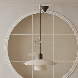 Modern chandelier 3d model