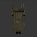 Robust Green Train Bogie With Metal Structure And Heavy Duty Wheels