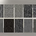 Various Textured Interior Background Wall Design Samples With Different Materials 3d model