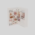 Organized Kids Closet Interior Design With Stuffed Dolls Folded Clothes Hanging Clothes And Shoes