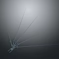 Metallic Antenna Device With Multiple Radial Rods For Signal Transmission