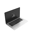 Apple MacBook Pro Laptop With Silver Body Black Keyboard And Screen