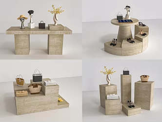 Display stand display cabinet display rack shelf 3d model
