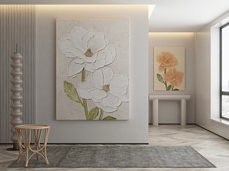 modern decorative painting 3d model