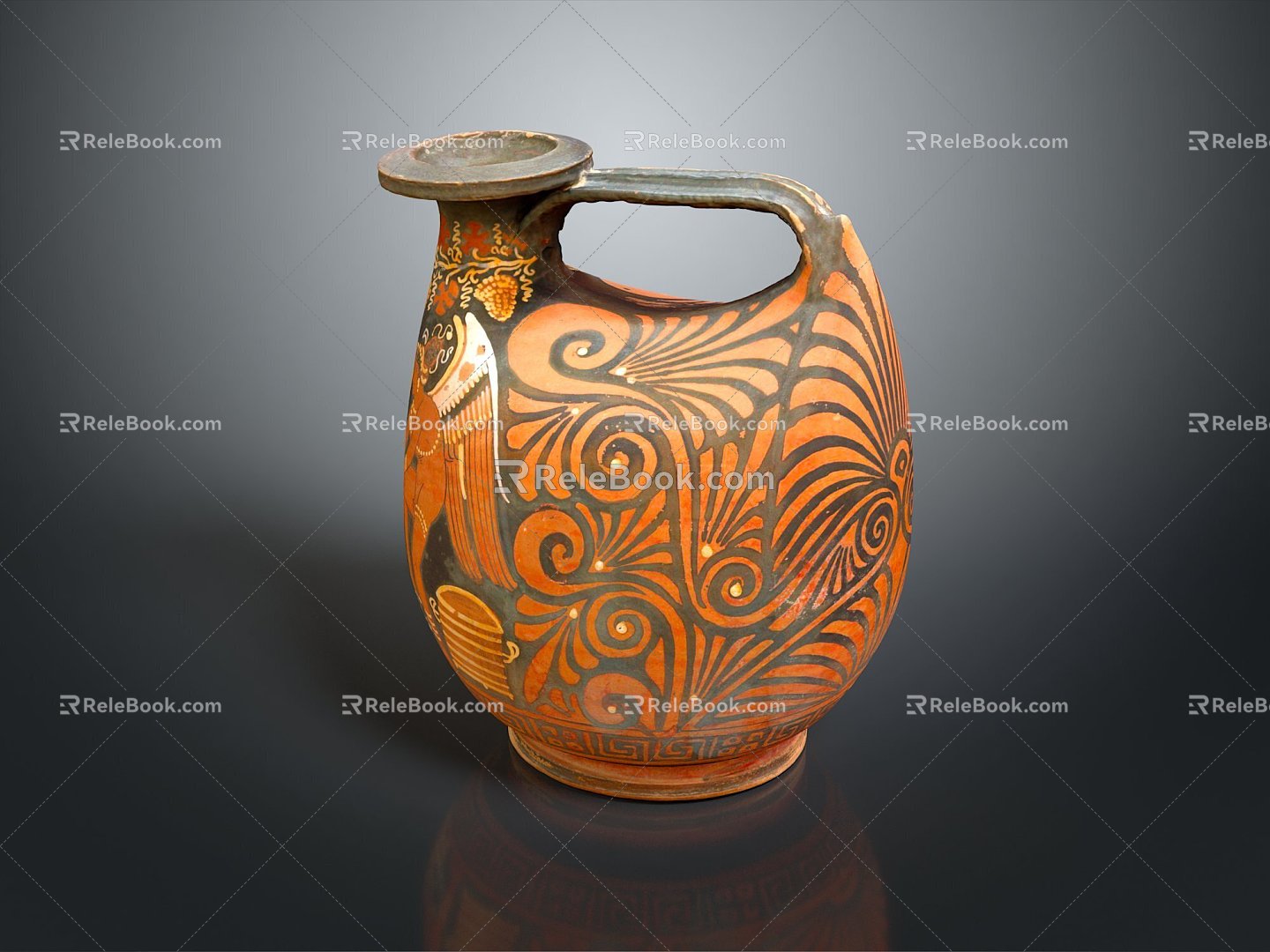 African Cultural Relics African Pot African Pottery Pot Pottery Pot Ceramic Pot Cultural Relics Pot Tile Tile 3d model