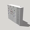 Industrial Electrical Control Cabinet With Multiple Panels Buttons Indicators And Display Screens