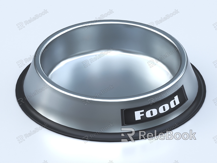 Dog food basin pet basin dog rice bowl cat food basin model