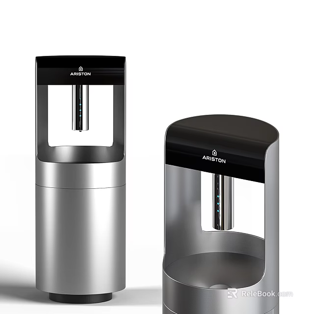 ARISTON Modern Waste Bins With Different Designs And Stainless Steel Bodies 3d model 