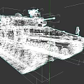 Modern Military Armored Vehicle With Camouflage Paint And Turret Weapon System
