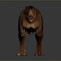 Realistic Tyrannosaurus Rex Dinosaur Character With Brown Skin Sharp Teeth And Strong Limbs