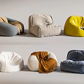 Cozy Plush Bean Bag Chairs In Various Colors And Comfortable Designs