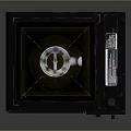 RHYMEA Gas Stove Kitchen Appliance With Single Burner And Control Knob