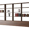 Bookshelf Storage Rack Books Books Ornaments 3d model
