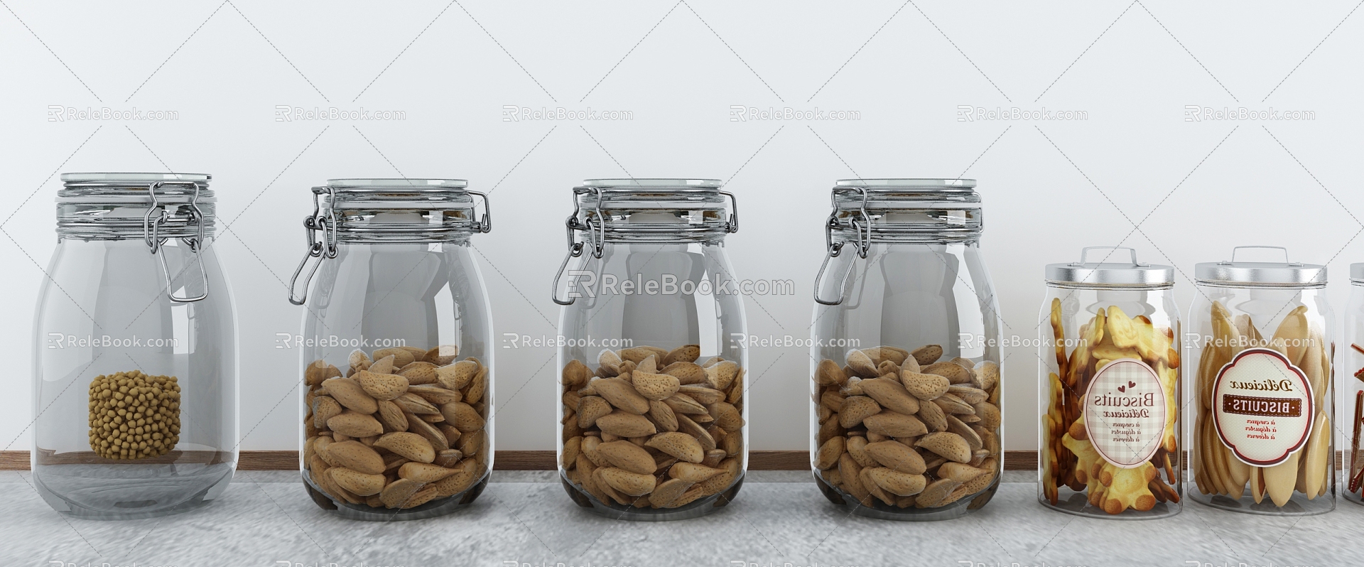 Kitchen Seasoning Supplies 3d model