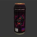 Para La Luna Lungburger Purple Red Can With Cartoon Character Design