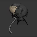 Sci-Fi Helmet Alien Helmet High Tech Helmet Game Helmet 3d model