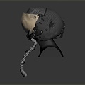 Sci-Fi Helmet Alien Helmet High Tech Helmet Game Helmet Helmet Helmet 3d model