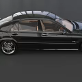 Black Mercedes-Benz Sedan With Elegant Body Design Luxury Interior And Alloy Wheels