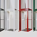 Sightseeing Elevator Modern Elevator 3d model