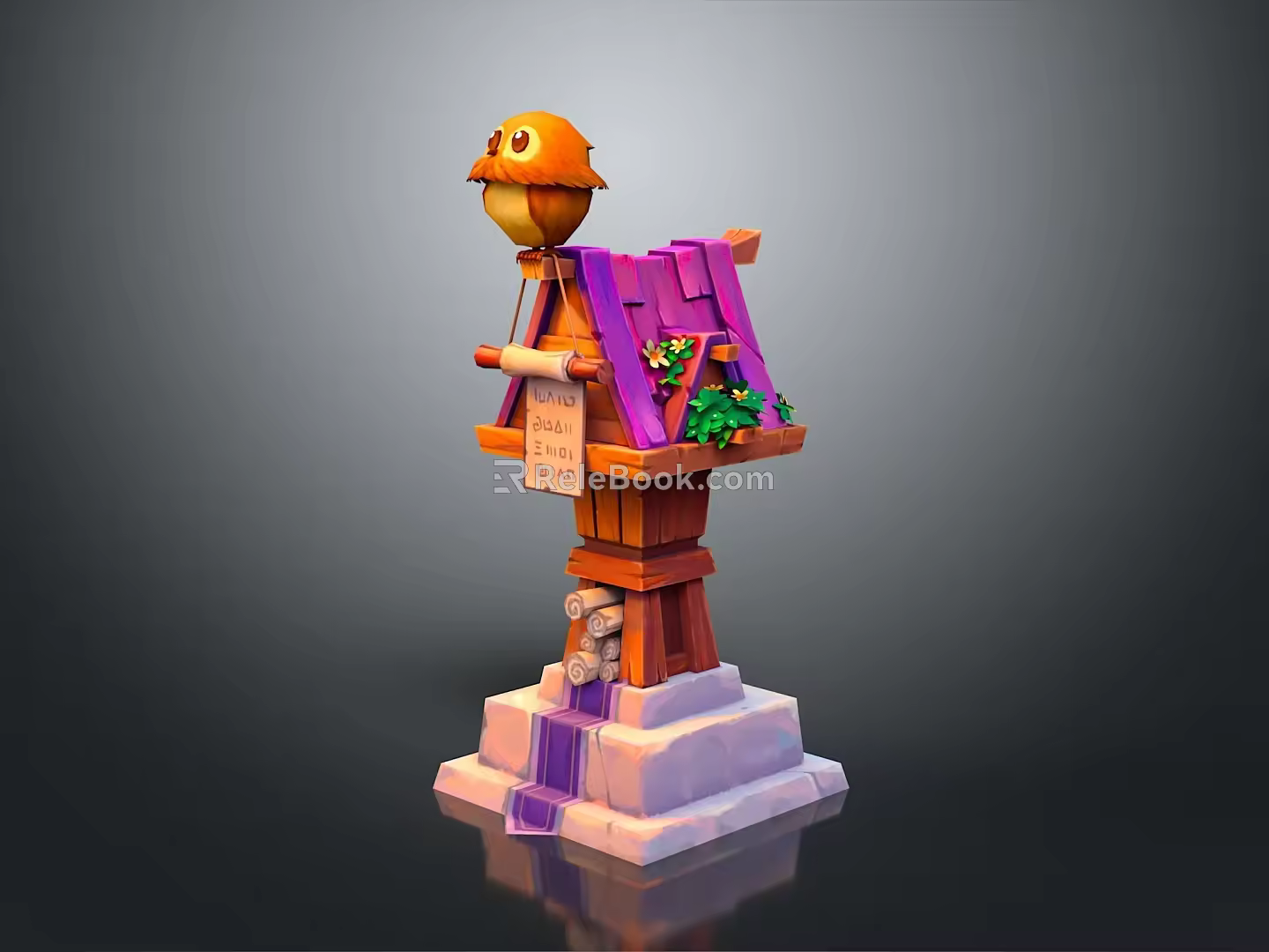 Mailbox mailbox tin mailbox old mailbox items 3d model