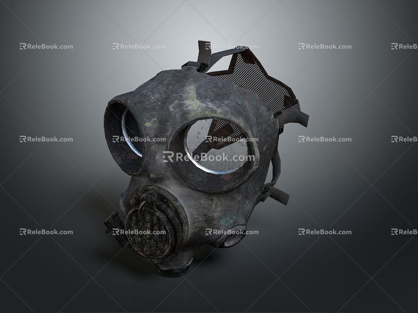 Gas Mask Science Fiction Gas Mask Gas Mask Respirator Breathing Mask Biochemical Mask Science Fiction Mask 3d model