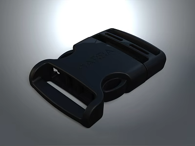 ITW Nexus Adjustable Black Plastic Buckle For Outdoor Gear Secure Fit 3d model