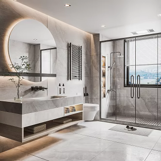 Modern toilet 3d model