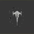 Modern Spaceship Spacecraft Spacecraft 3d model