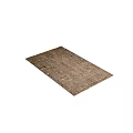 Square Brown Carpet With Intricate Multicolored Patterns And Traditional Design