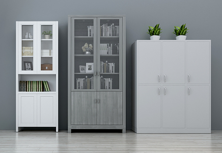 Modern file cabinet 3d model