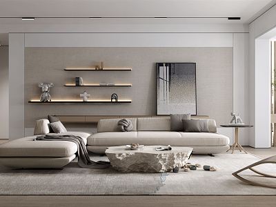 modern living room model