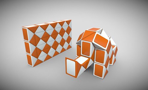 Modern Building Blocks 3d model