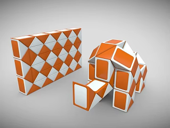 Modern Building Blocks 3d model