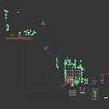 Modern Industrial Factory With Solar Panels Wind Turbines And Green Surroundings