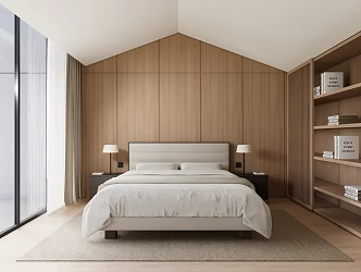 Master Bedroom Modern Bedroom 3d model