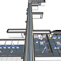 Modern Laboratory Interior Design With Lab Benches Cabinets And Ceiling Lighting