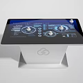 Modern all-in-one interactive entertainment screen 3d model