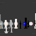 Diverse Metal Hardware Tools Including Bolts Nuts Screws Washers And Eye Bolts