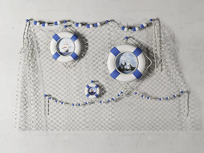 Modern Wall Decoration 3d model