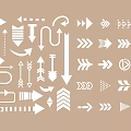 Arrow Indication Icon Arrow Icon 3d model