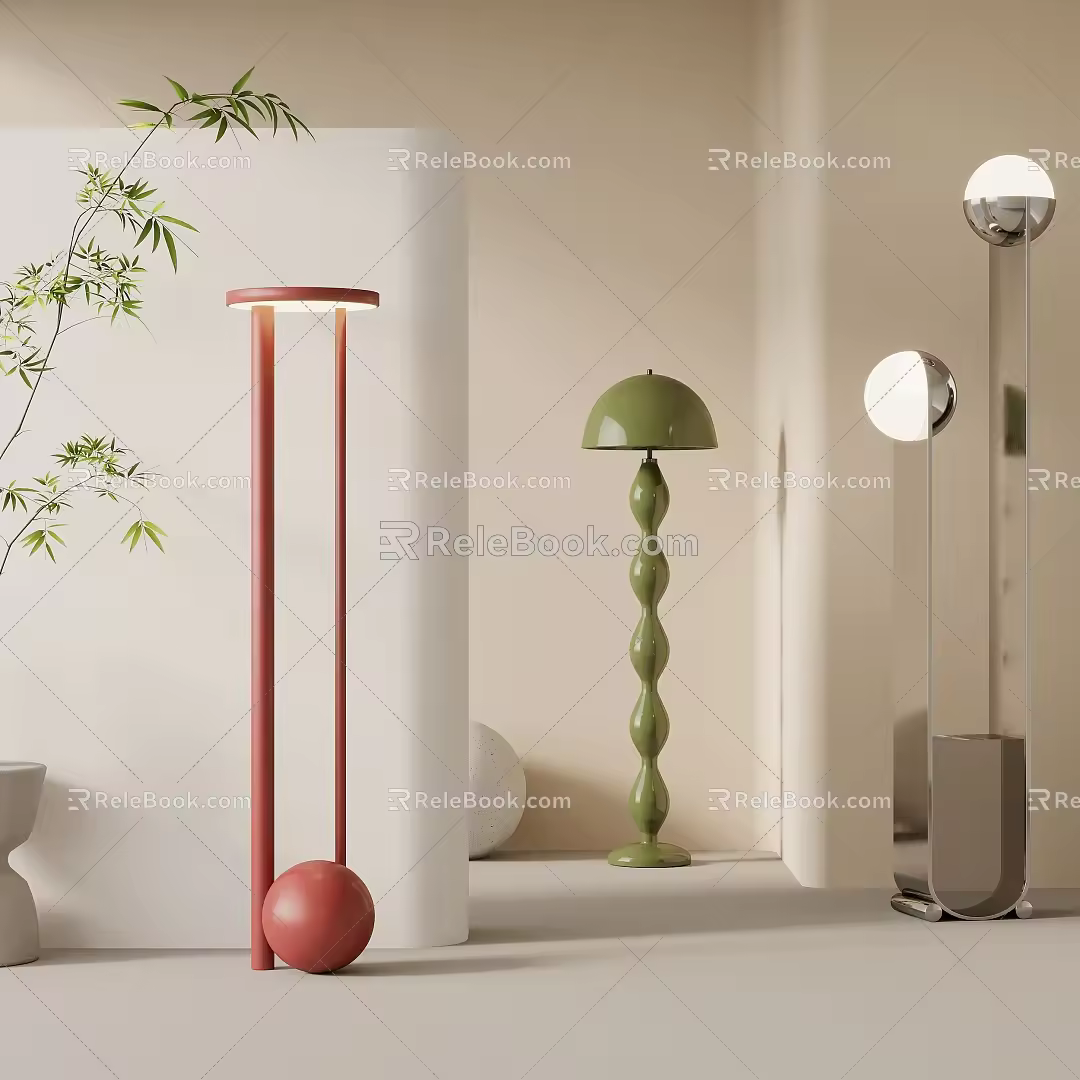 Floor lamp 3d model