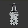 Heavy Duty Flanged Stainless Steel Industrial Gate Valve With Handwheel For Pipelines