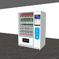Automatic Commercial Vending Machine for Beverages with Digital Screen and Payment Panel