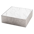 Modern Coffee Tables With Marble Tops And Sleek Light Grey Dark Brown Bases